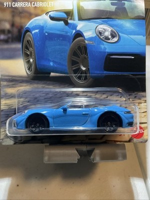 希少　レア　MATCHBOX ミニカー Series 46 青 2025 Matchbox Diecast Porsche 911 Carrera Cabriolet Blue 05/05