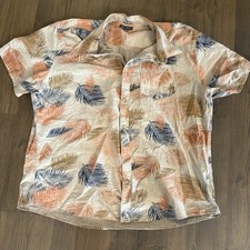 Eddie Bauer NWOT Tropical Men  s Button Down Size 2X 100 Cotton