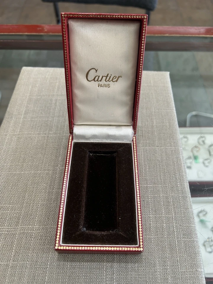 Encendedor Cartier 750 oro amarillo y blanco macizo de 18k vintage Foto 2 de 4