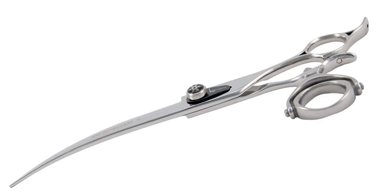Kenchii Grooming Shinobi Double Swivel Shears (Double Swivel 8.0 Curved)