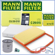 MANN-FILTER KIT FILTRE À HUILE AIR HABITACLE POUR SKODA FABIA 3 NJ 1.0 2014-
