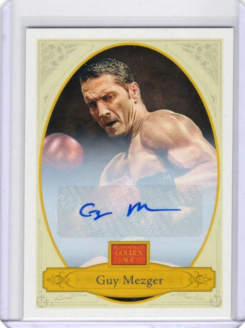 2025 Panini Combat Anthology Golden Age Signatures Guy Mezger Auto