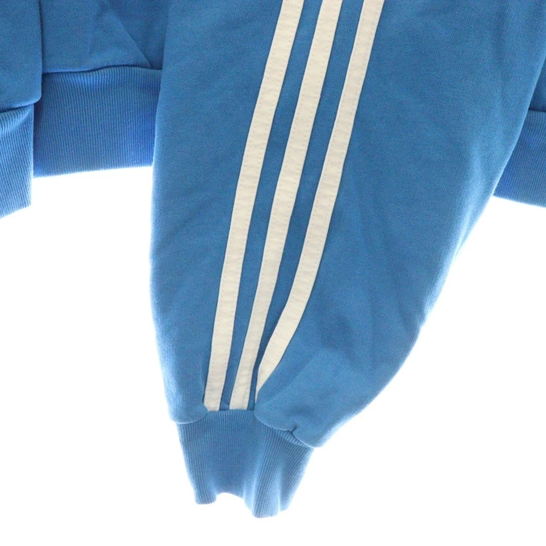 Felpa con cappuccio BALENCIAGA 22aw x adidas vestibilità grande logo pullover blu 729322 TNVN2 usata 9
