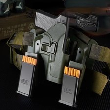 Pistolenform Feuerzeug mit 3 Zigarettenetui Windfest Wiederaufladbar Metall