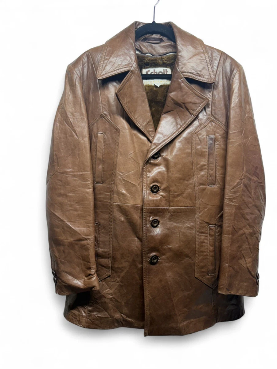 SCHOTT Brown Clothing for Men for sale | eBay