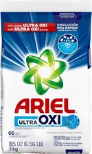 Ariel Ultra Oxi Powder Laundry Detergent, Original Scent, 105 oz, 66 Loads 0.14 per gallon