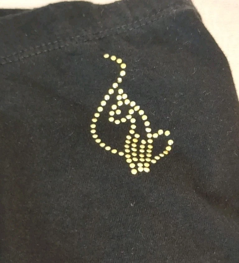 Leggings negros Baby Phat para mujer M Y2K ropa de club Foto 2 de 4