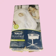 HALO Luxe Dove Gray Tweed Innovations BassiNest Swivel Sleeper #NO4464