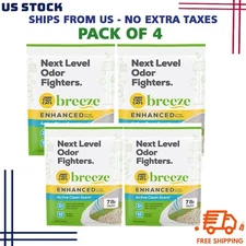 Breeze Enhanced Cat Litter Pellets Refill Pack - Active Clean Scent, Multi Cat