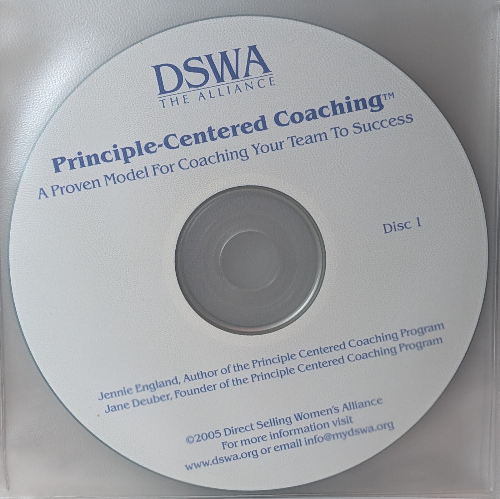 DSWA Principle-Centered Coaching Business Success 3 Audio CD Set Jennie ...