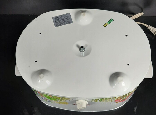 New NO BOX Vintage Crockpot Stoneware Slow Cook Oval 3755 Herb Garden Ship Free - Picture 10 of 15