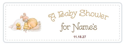 Baby Shower ETIQUETA BEBÉ FIESTA PERSONALIZADA FAVORES PEGATINA DIFERENTES TAMAÑOS - Imagen 18 de 18
