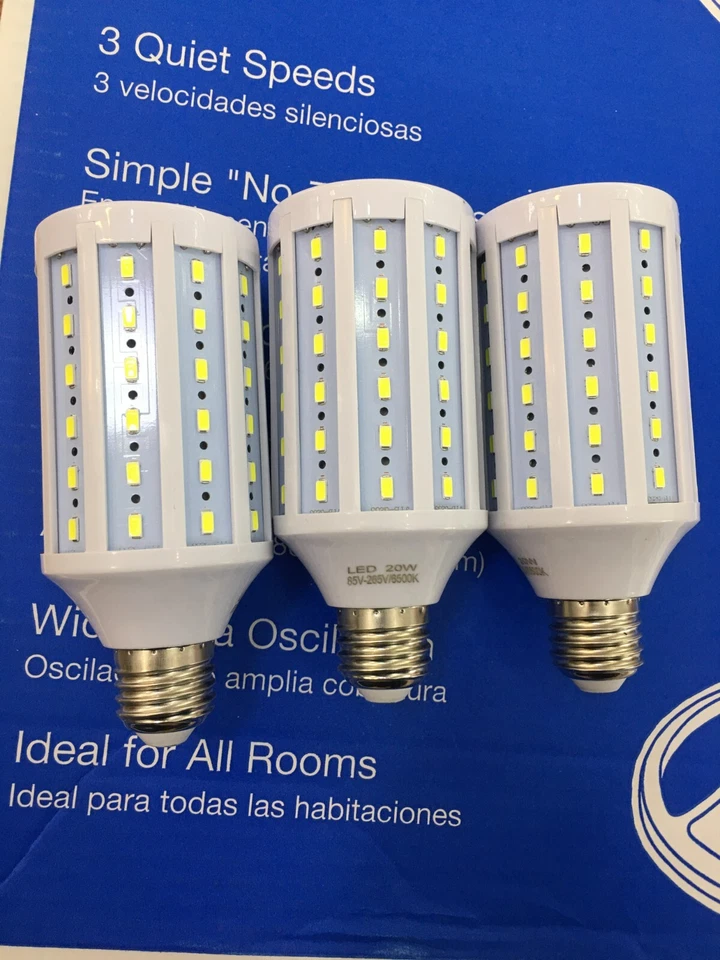 20W=150W LED CORN LIGHT BULB 6500K COOL WHITE FOR 85-265V - Image 3 of 4