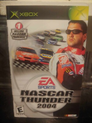 NASCAR THUNDER 2004 Racing XBOX Original EA Sports Game Instruction Booklet