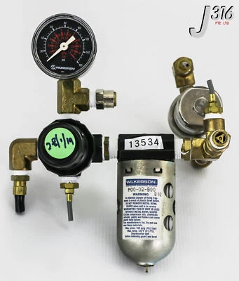 NORGREN Regler Mit Manometer Parker 91S6 Wilkerson M00-02-B00 - Bild 1 von 4