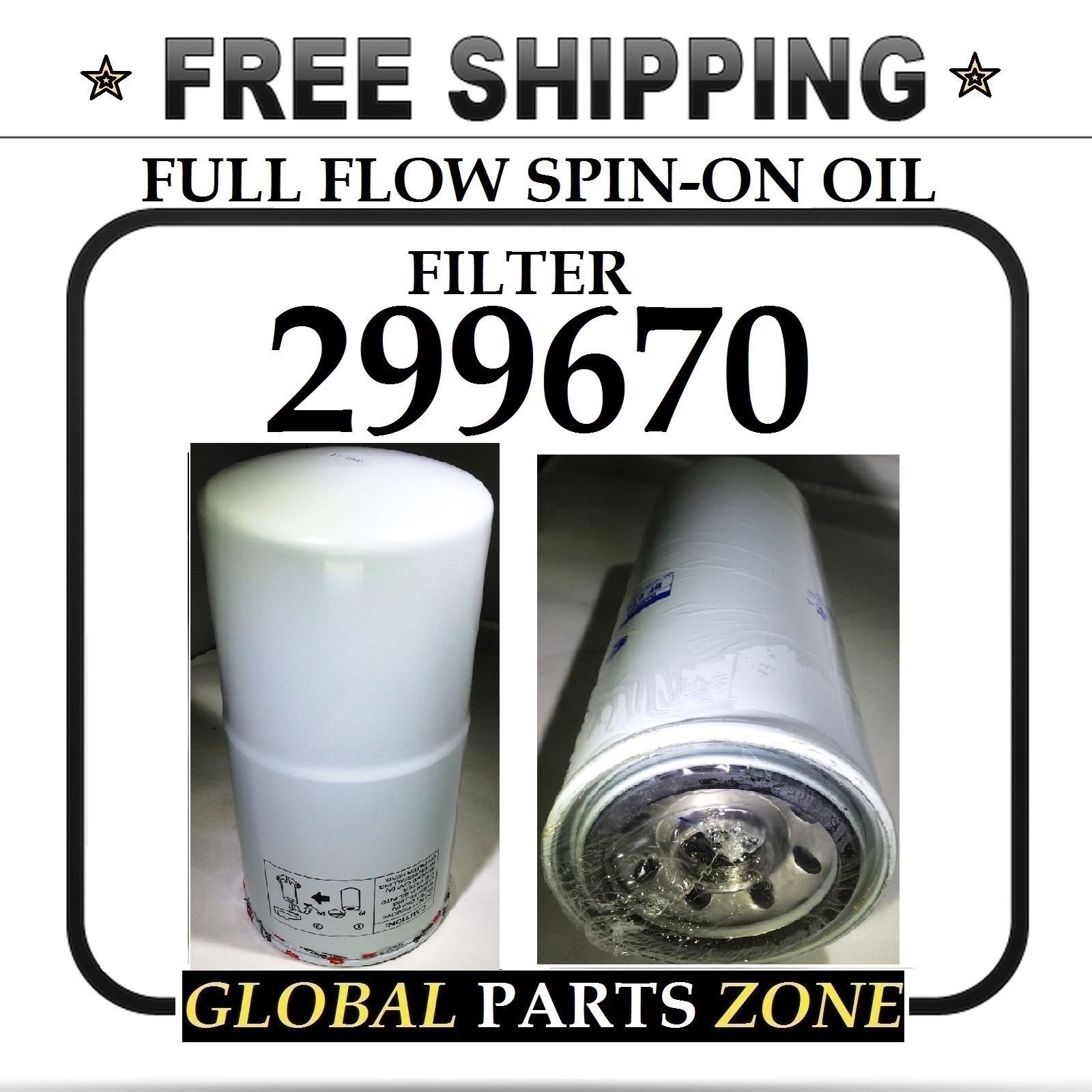 SFO-1670 - OIL FILTER B96 299670 3313279 3313287 3I1201 4085913 LF670 ...