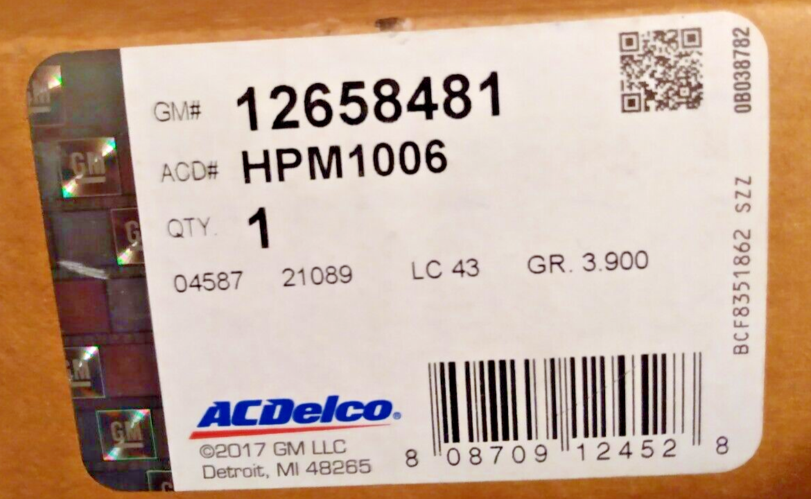 Genuine GM OEM 20132019 GM Mechanical Fuel Pump with Gasket and Bolts