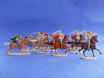 Lot De 12 Figurines En étain Plates (Zinnfiguren) - Thème Chasse - Peinture Amateur - Échelle 30mm