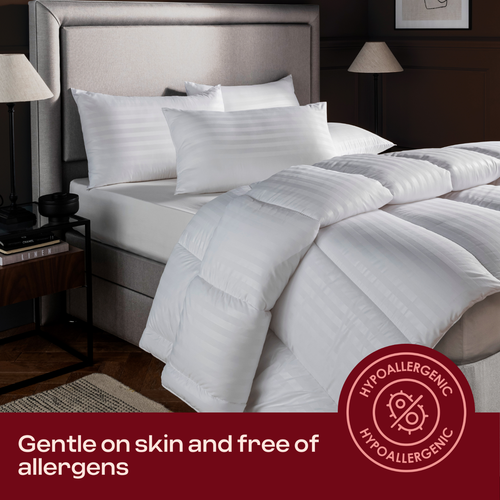 HOTEL QUALITY MICROFIBER DUVET FEELS LIKE DOWN ANTI ALLERGY QUILT ALL