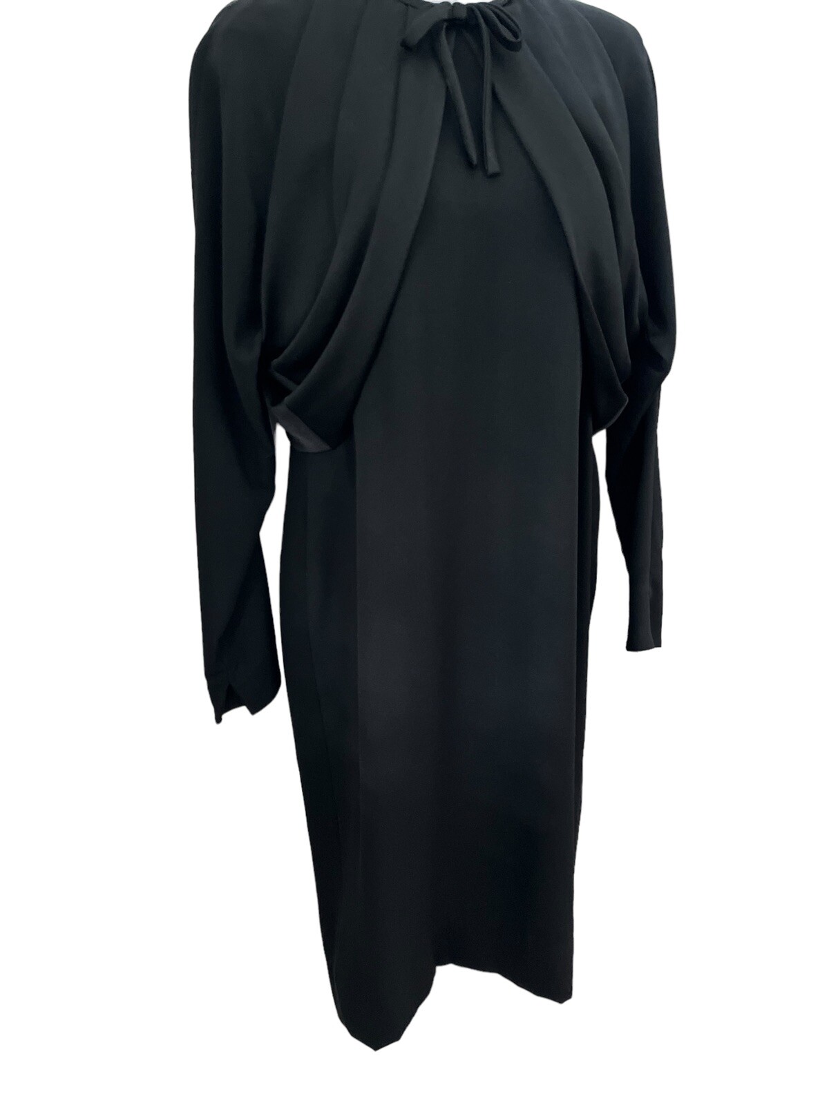 Vtg Adele Simpson Black Dress Rare Art Deco Old H… - image 3