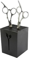 Hair Cutting Scissors Storage Box Shears Holder Container Stylist Barber Tools