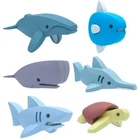 3D Animal Puzzle And Stir Click Toy + Display Halftoys Magnetic Ocean