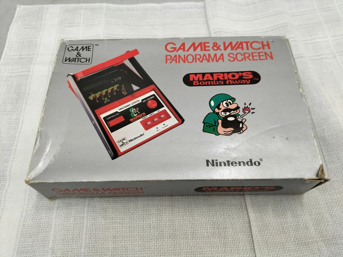 Nintendo Game Watch Panorama Screen9001 Mario'S Bombs Away | eBay