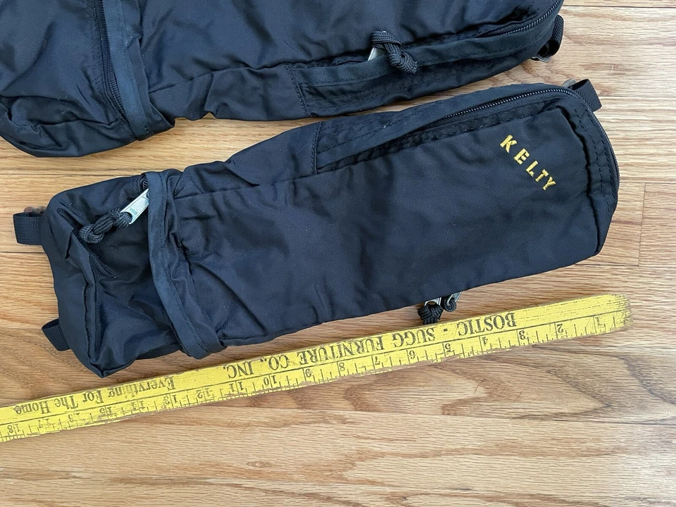 Bolsas laterales de senderismo Kelty - Botella de agua negra de nailon para caminar escalada Foto 3 de 4