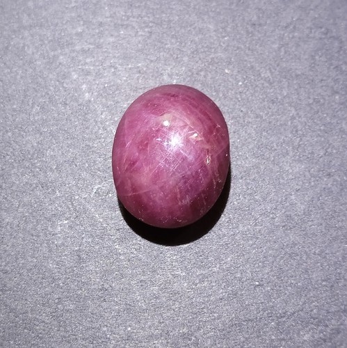 31 Carat 17.8x14.2x10.7 MM Natural Purple Pink Color Ruby Oval Shape Cabochon - Picture 19 of 24