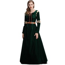 Neue Brave Princess Merida Disney Cosplay Party Kostüm Kleid long Dress Costume