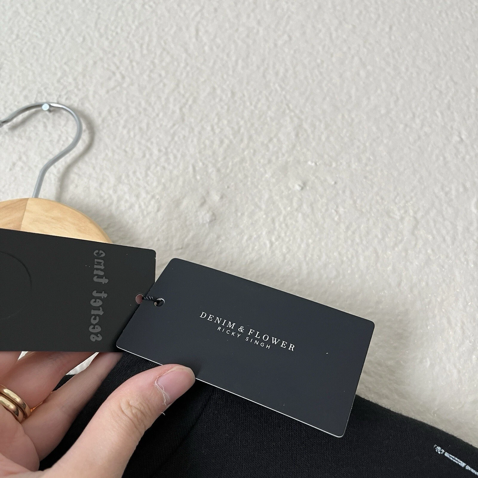 UNDERCOVER Felpa con cappuccio scheletro tempo segreto denim e fiori nuova con etichetta pullover Halloween