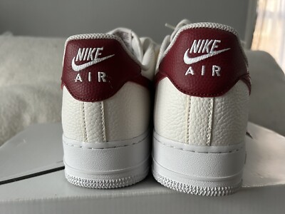 Size 11.5 - Nike Air Force 1 Low White Team Red | eBay