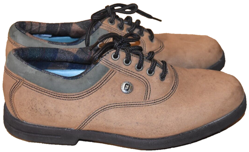 FOOTJOY Women's Lace up Golf Shoes Soft-Joys Sierra Size 6 Medium Plaid Lining - Afbeelding 1 van 8