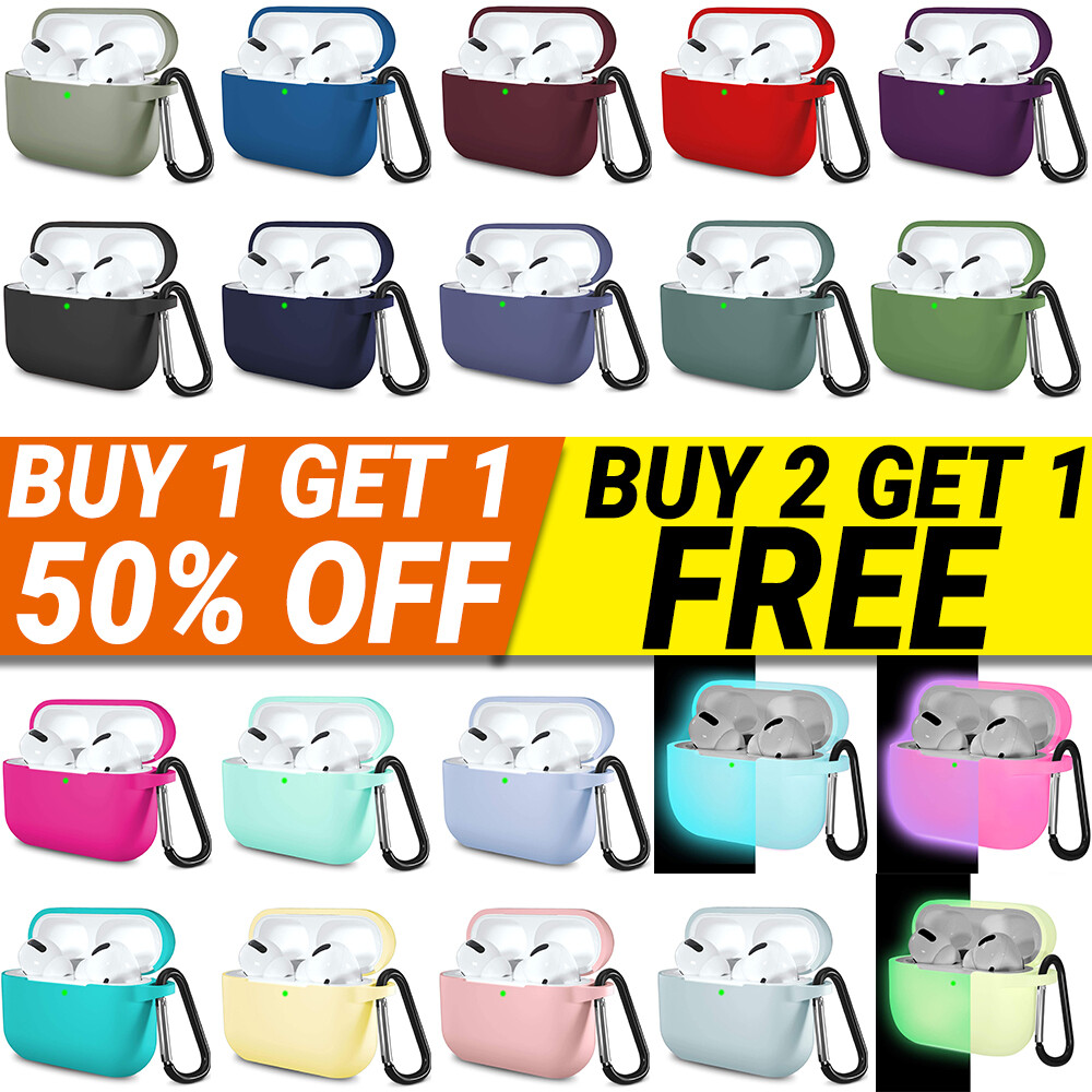 AirPods Pro Wireless Charging Case Silicone Cover Shockproof Protective Case-image