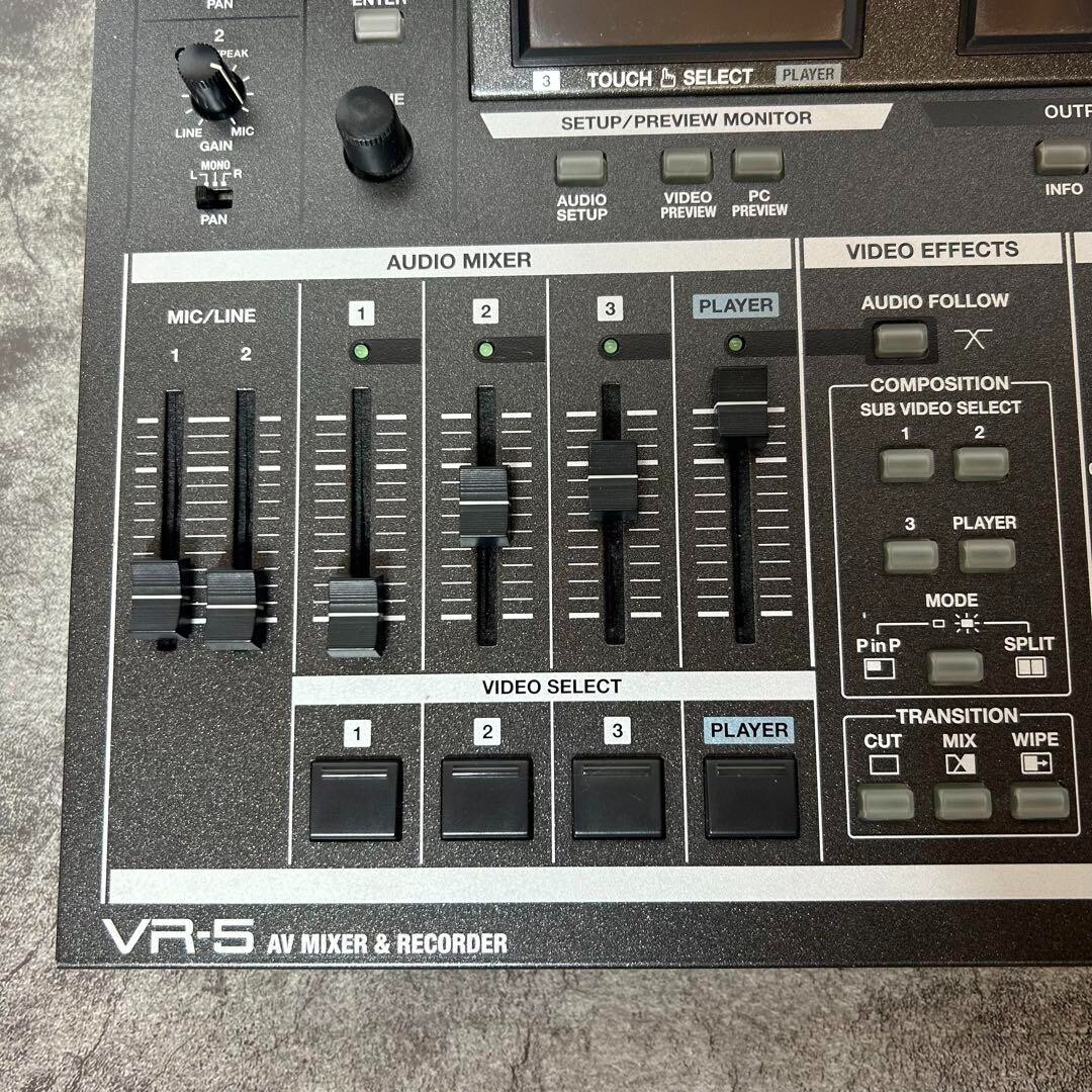 【美品】Roland VR-5 AV MIXER&RECORDER Roland VR-5 Multi-format AV Mixer Video Switcher and