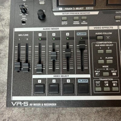 【美品】Roland VR-5 AV MIXER&RECORDER Roland VR-5 Multi-format AV Mixer Video Switcher and