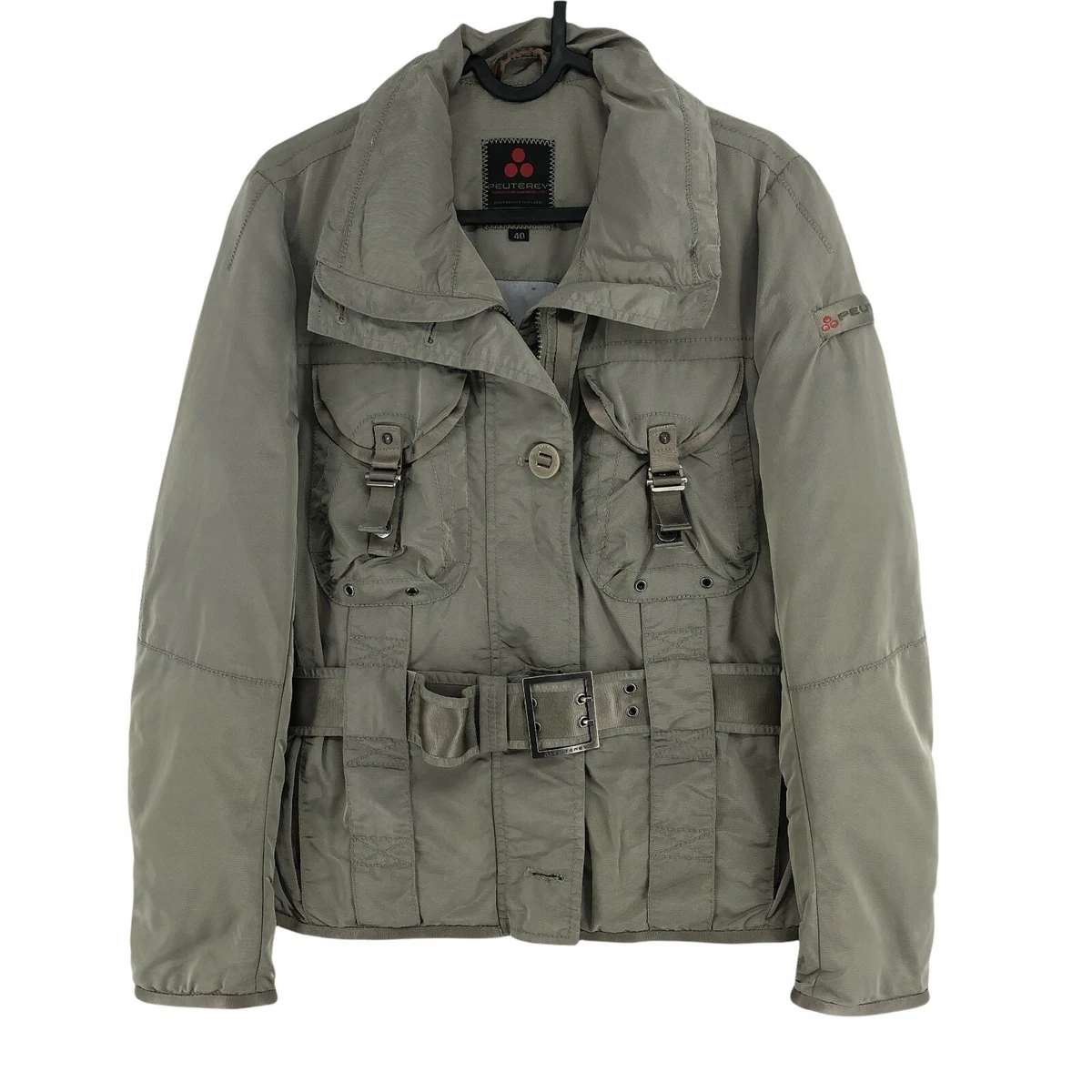Grey belted store coat uk