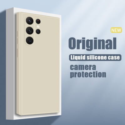 Handy Hülle Für Samsung S23 S22 Ultra S21 FE A53 A54 A52 A51 Silikon Schutz Case