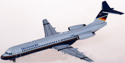 Avion Fokker 100 Deutsche BA - Échelle 1/200 - Herpa - NEUF