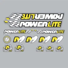 Powerlite - P19 - CROMO - Clear decal set