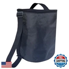 CORECISE Portable Tennis Ball Storage Bag, Big Pickleball Basket with Shoulde