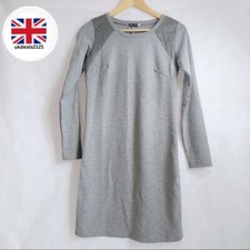 Women’s Long Sleeve Winter Sweater Dress – Size 6 / XS – Grey – Casual & Smart