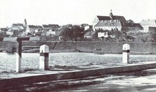 Schieratz/ Sieradz- Totale mit Kirche und Klostert (Posen) 1932