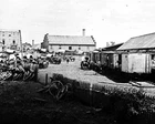 New 11x14 Civil War Photo: Railroad Depot and Yard in Culpeper, Virginia