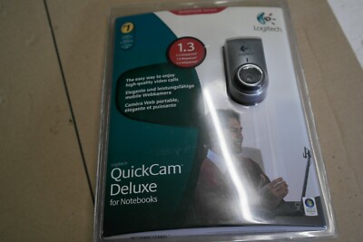 LOGITECH QUICKCAM DELUXE Webcam Kamera USB für Notebooks 1,3 Megapixel