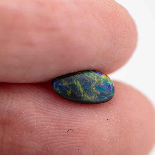 Natural Australian Black Opal Loose Gemstone 0.60ct - Picture 2 of 4