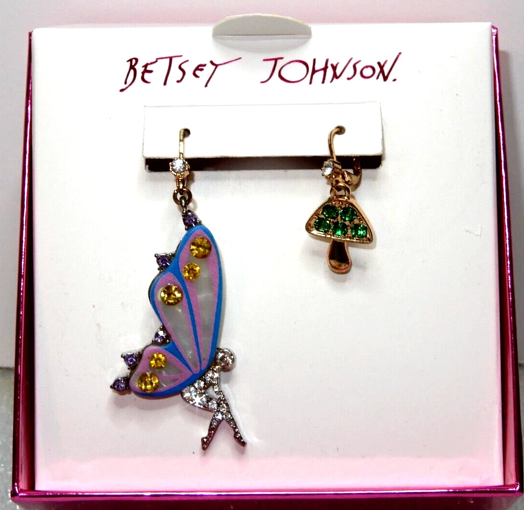 Betsey johnson fairy earrings sale