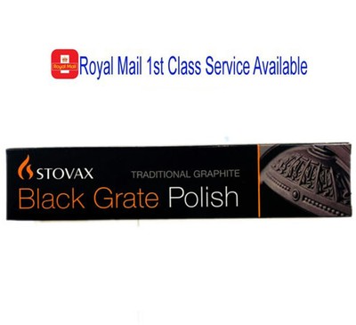 STOVAX BLACK (GRAPHITE) GRATE POLISH FOR STOVE CAST IRON BBQ FIRE BASKET  75ml | eBay