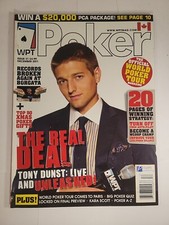 World Poker Tour WPT Poker Magazine  Issue #31- Dec 2011- Tony Dunst Cover!