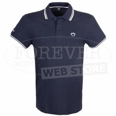 Baci & Embracci Men's Polo Shirt Front Neck & Sleeve Art BAM1420